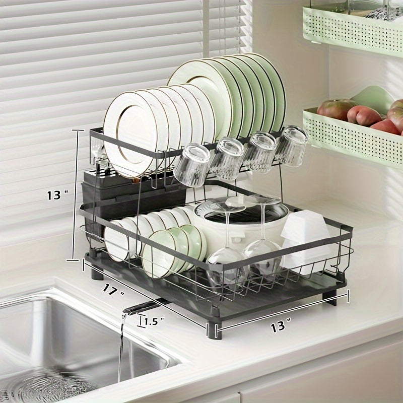 Storage Drain Rack - Double Layer (BT043)